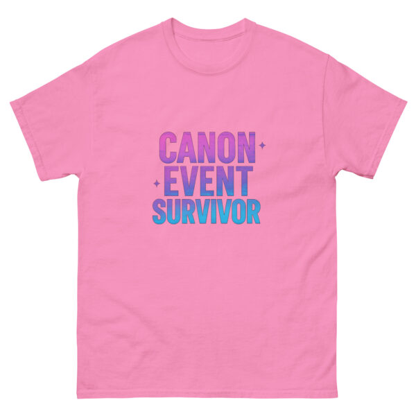 Canon Event Survivor Funny Meme Unisex classic tee - Image 11