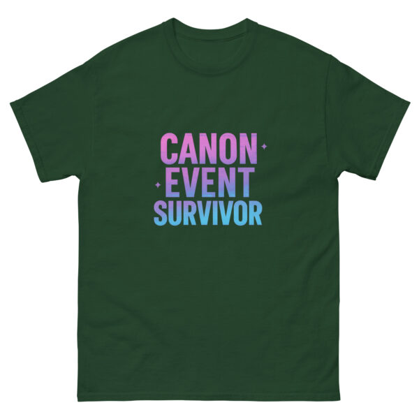 Canon Event Survivor Funny Meme Unisex classic tee - Image 9