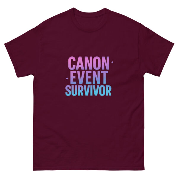 Canon Event Survivor Funny Meme Unisex classic tee - Image 2