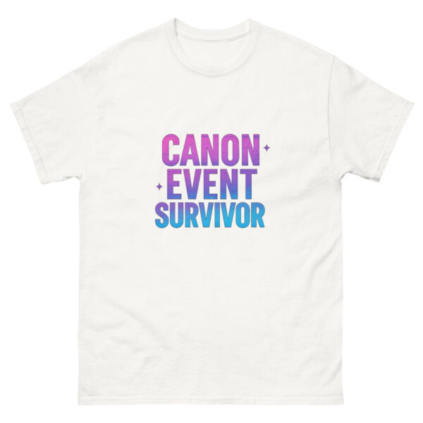 Canon Event Survivor Funny Meme Unisex classic tee - Image 13