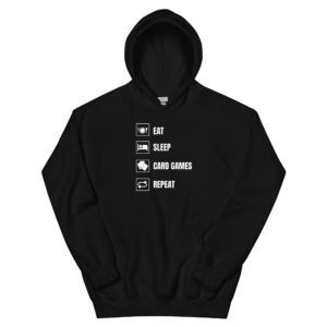 Eat Sleep Card Games Repeat TCG Unisex Hoodie